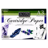 Icon A3 135gsm Cartridge Paper 40 Sheets by Icon on Schoolbooks.ie