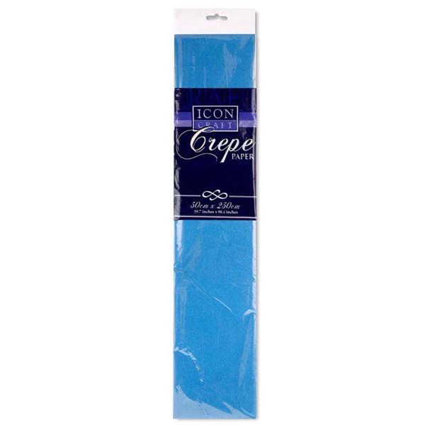 Icon Craft 50x250cm 17gsm Crepe Paper - Dark Blue by Icon on Schoolbooks.ie