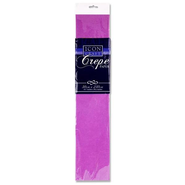 Icon Craft 50x250cm 17gsm Crepe Paper - Lilac by Icon on Schoolbooks.ie