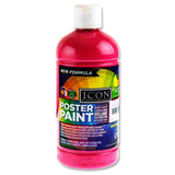 Icon Poster Paint 500ml - Magenta by Icon on Schoolbooks.ie