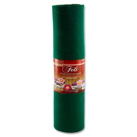 Roll Felt - Green - 45cm X 5m by Icon on Schoolbooks.ie