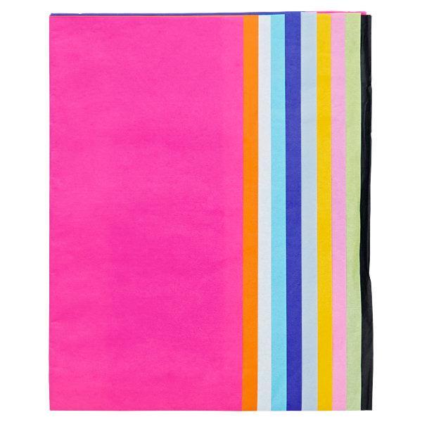 Tissue Paper - Pack of 10 Assorted Sheets - Bright by Icon on Schoolbooks.ie