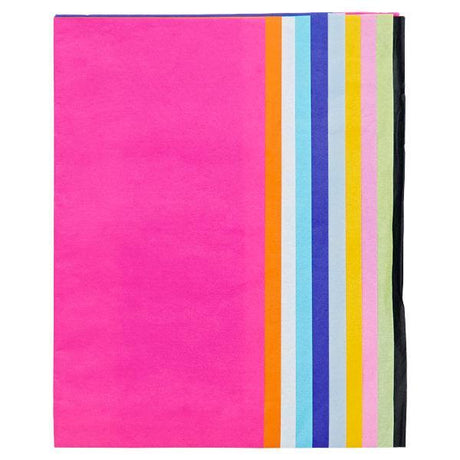 Tissue Paper - Pack of 10 Assorted Sheets - Bright by Icon on Schoolbooks.ie