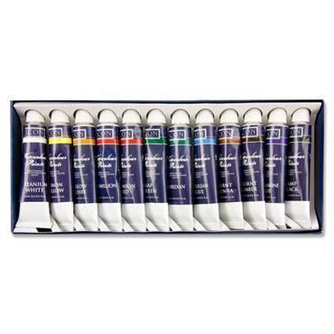 Watercolour Paint Set - 12x 12ml Tube Set by Icon on Schoolbooks.ie