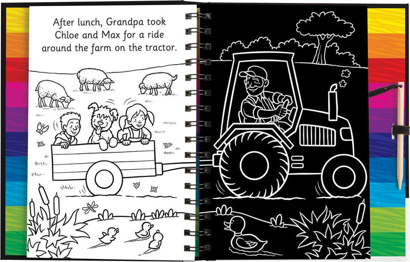■ Scratch and Draw Farm Animals by Imagine That Publishing Ltd on Schoolbooks.ie