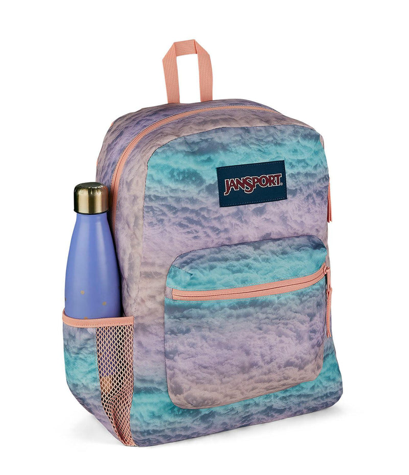 JanSport Cross Town Backpack - Cotton Candy Clouds by JanSport on Schoolbooks.ie