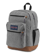 ■ JanSport Cool Student Backpack - Grey Letterman Poly by JanSport on Schoolbooks.ie