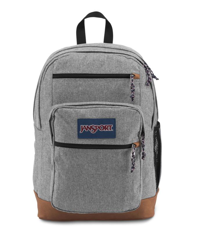 JanSport Cool Student Backpack - Grey Letterman Poly by JanSport on Schoolbooks.ie