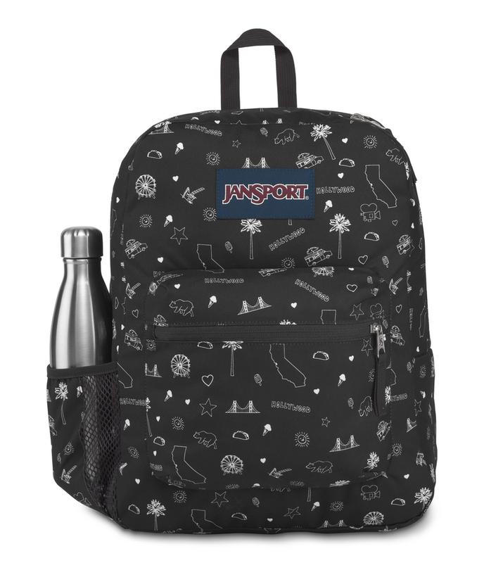 JanSport Cross Town Backpack - California Icons by JanSport on Schoolbooks.ie
