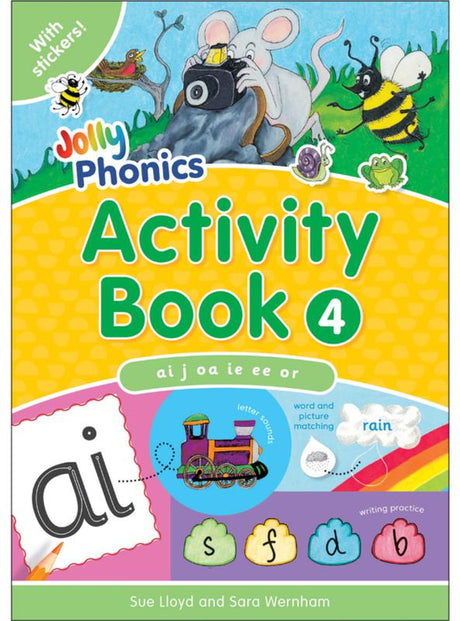 Jolly Phonics Activity Book 4 by Jolly Learning Ltd on Schoolbooks.ie