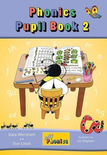 ■ Jolly Phonics Pupil Book 2 - in Precursive Letters (Colour) - Old Edition by Jolly Learning Ltd on Schoolbooks.ie