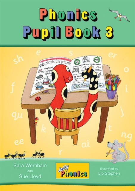 ■ Jolly Phonics Pupil Book 3 - in Precursive Letters (Colour) - Old Edition by Jolly Learning Ltd on Schoolbooks.ie