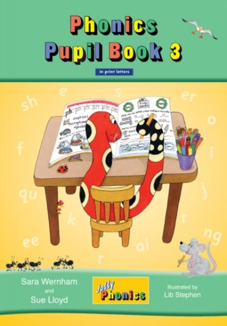 ■ Jolly Phonics Pupil Book 3 - in Print Letters (Colour) - Old Edition by Jolly Learning Ltd on Schoolbooks.ie