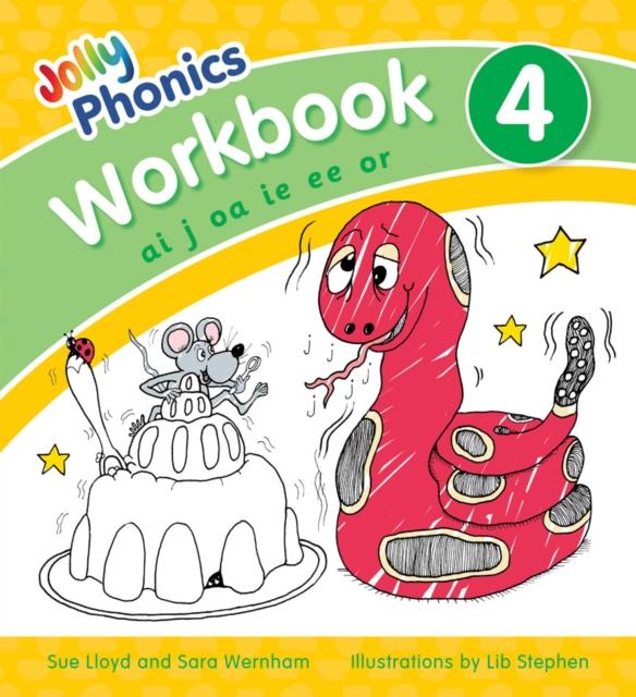 Jolly Phonics Workbook 4 - Pre Cursive Letters by Jolly Learning Ltd on Schoolbooks.ie