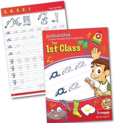 Just Cursive - Handwriting - 1st / First Class by Just Rewards on Schoolbooks.ie