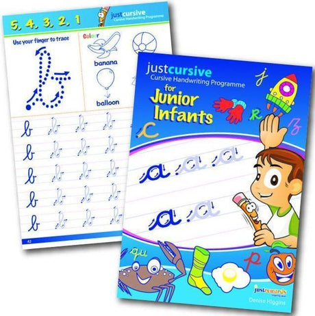 ■ Just Cursive - Handwriting - Junior Infants (Book only) by Just Rewards on Schoolbooks.ie