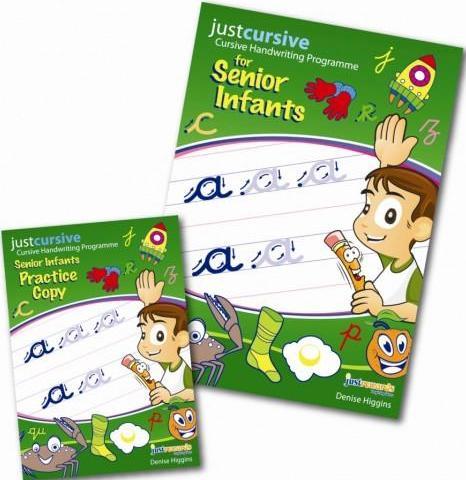 Just Cursive - Handwriting - Senior Infants (Book and Practice Copy Set) by Just Rewards on Schoolbooks.ie