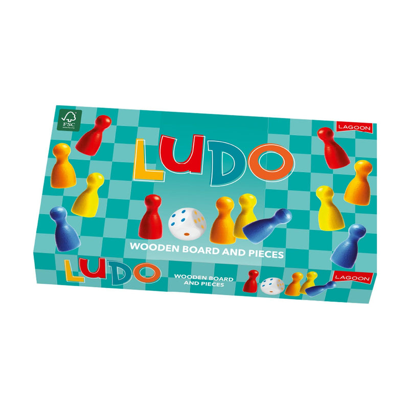 Ludo - Wooden Board and Pieces by Lagoon on Schoolbooks.ie