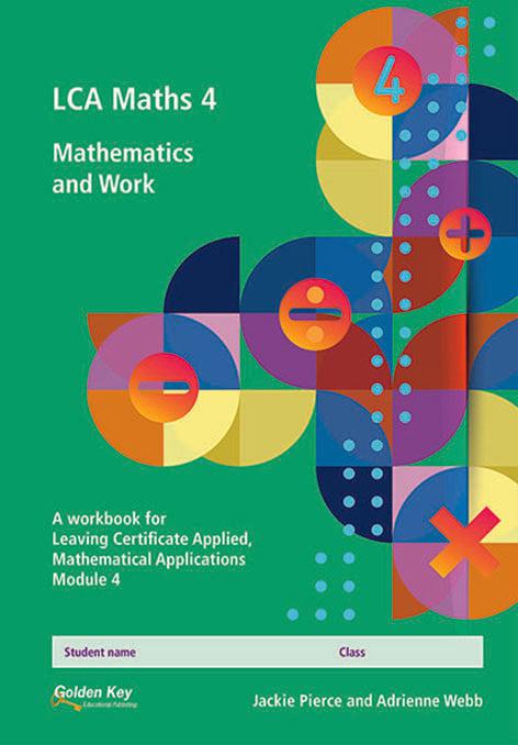 LCA Maths 4 - Mathematics and Work - New Edition (2023) by Golden Key on Schoolbooks.ie
