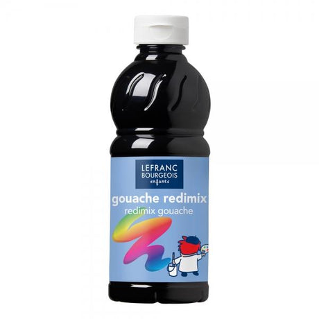 ■ LB - Redimix Paint - 500ml - Black by Lefranc Bourgeois on Schoolbooks.ie