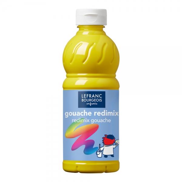 LB - Redimix Paint - 500ml - Primary Yellow by Lefranc Bourgeois on Schoolbooks.ie