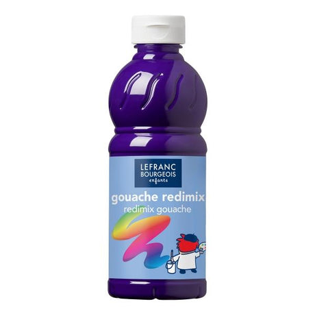 ■ LB - Redimix Paint - 500ml - Purple by Lefranc Bourgeois on Schoolbooks.ie