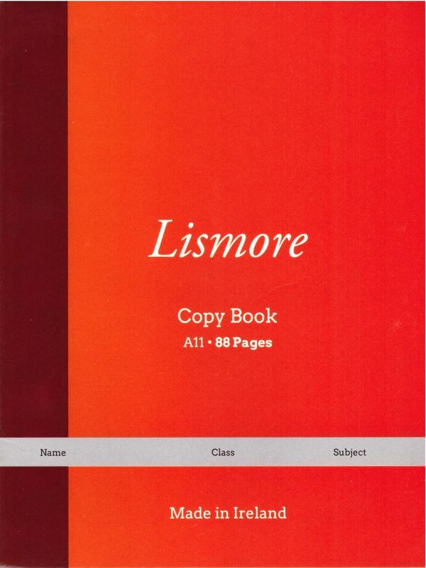■ Lismore Copy Book - A11 - 88 pages - 1x single copy by Lismore on Schoolbooks.ie