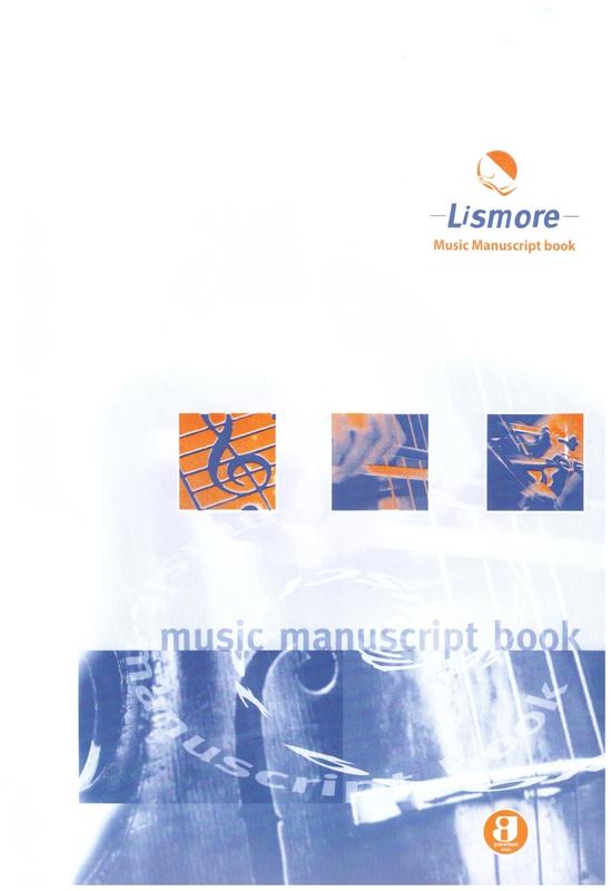 Music Manuscript - A4 by Lismore on Schoolbooks.ie