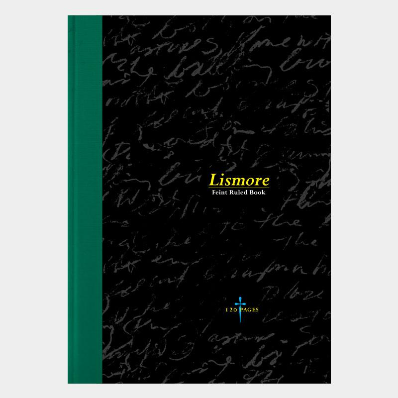 Notebook - A4 - Hardback - 120 Page - Black Cover by Lismore on Schoolbooks.ie