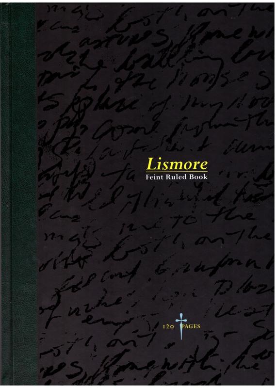 Notebook - A4 - Hardback - 120 Page - Black Cover by Lismore on Schoolbooks.ie
