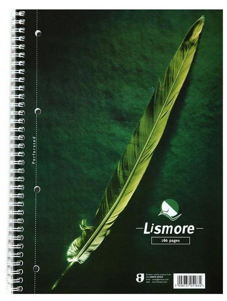 Refill Pad - A4 - 160 Page - Spiral Bound by Lismore on Schoolbooks.ie
