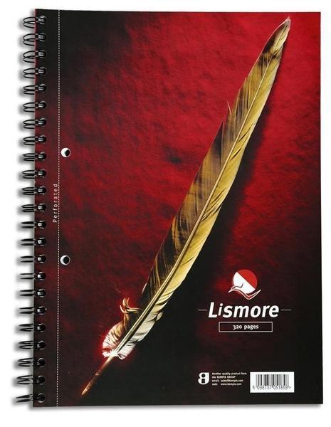 Refill Pad - A4 - 320 Page - Spiral Bound by Lismore on Schoolbooks.ie