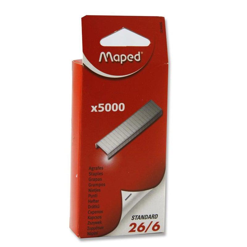 Maped Box of 5000 26/6 Staples by Maped on Schoolbooks.ie