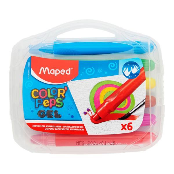Maped - Color'peps Case of 6 Watercolour Gel Crayons by Maped on Schoolbooks.ie