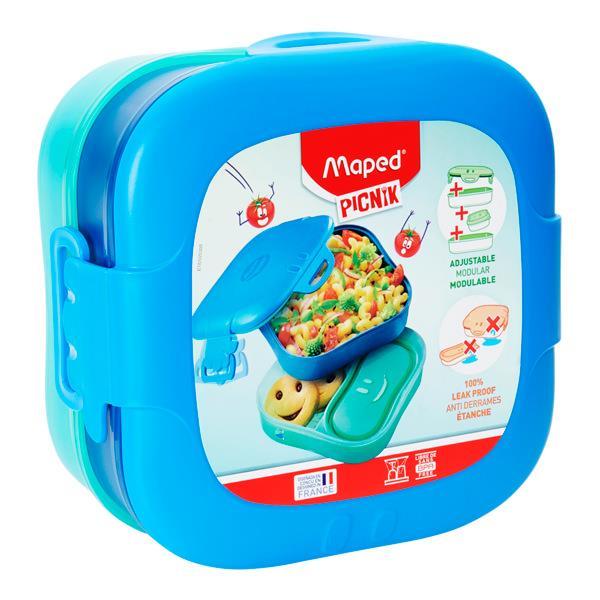 Maped Picnik - Concept 3 in 1 Lunch Box - Blue by Maped on Schoolbooks.ie