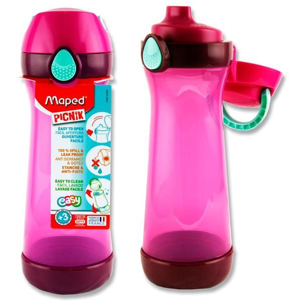 Maped - Picnik Concept - 580ml Bottle With Handle - Pink by Maped on Schoolbooks.ie
