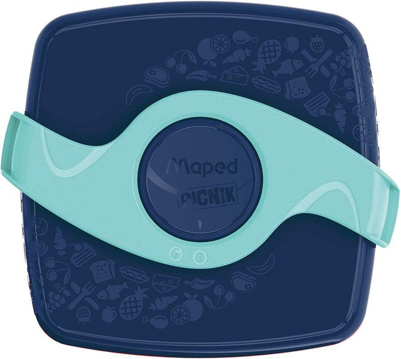Maped - Picnik Concept - Twist Sandwich Box - Blue by Maped on Schoolbooks.ie