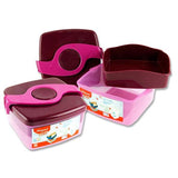 Maped - Picnik Concept - Twist Sandwich Box - Pink by Maped on Schoolbooks.ie