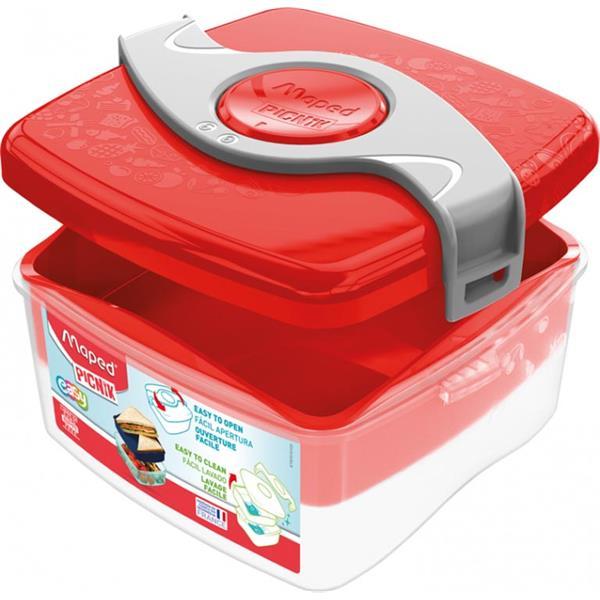 Maped - Picnik Concept - Twist Sandwich Box - Red – Schoolbooks.ie