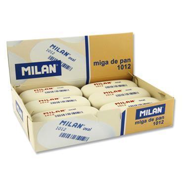 White Oval Eraser - 62mm by Milan on Schoolbooks.ie