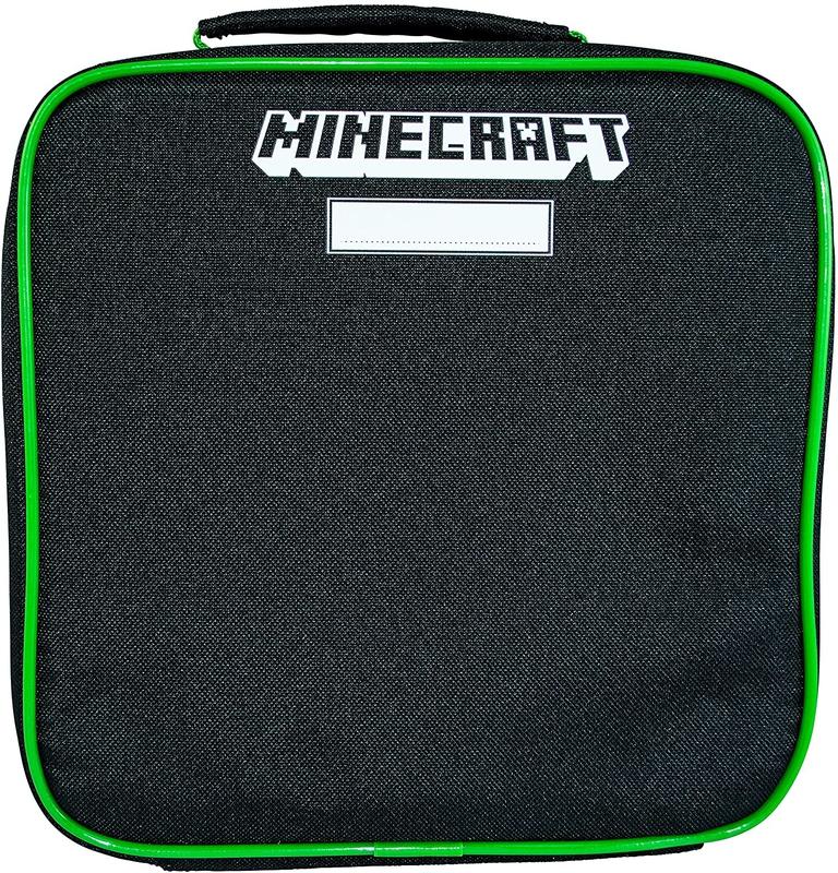 Minecraft - Lunch Bag - Black by Minecraft on Schoolbooks.ie