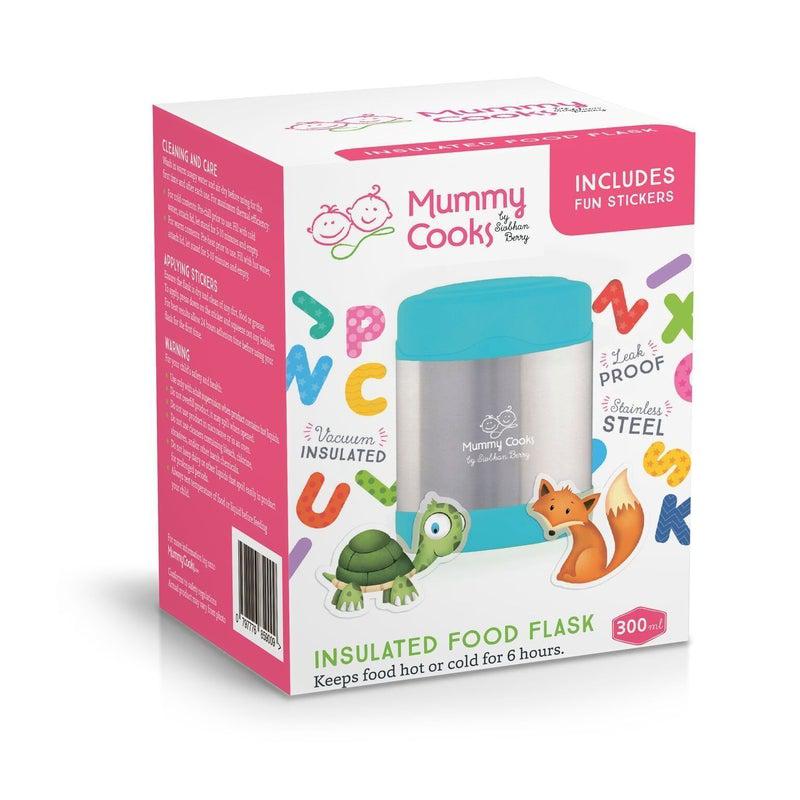 Mummy Cooks - Blue Food Flask - 300ml by Mummy Cooks on Schoolbooks.ie