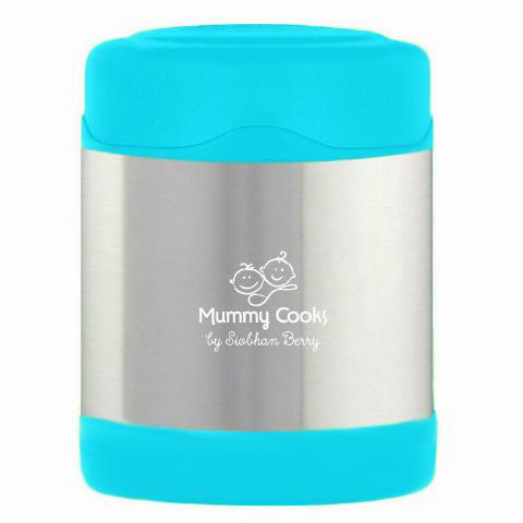 Mummy Cooks - Blue Food Flask - 300ml by Mummy Cooks on Schoolbooks.ie