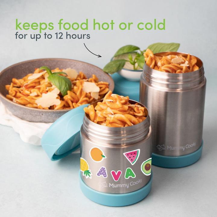 Mummy Cooks - Green Food Flask - 300ml by Mummy Cooks on Schoolbooks.ie