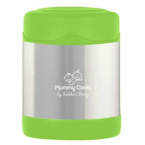 Mummy Cooks - Green Food Flask - 300ml by Mummy Cooks on Schoolbooks.ie