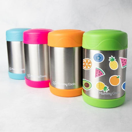 Mummy Cooks - Green Food Flask - 450ml by Mummy Cooks on Schoolbooks.ie