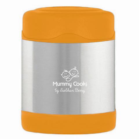 Mummy Cooks - Orange Food Flask - 300ml by Mummy Cooks on Schoolbooks.ie