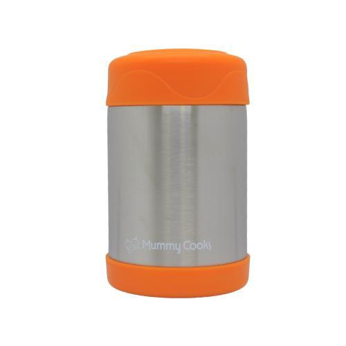 Mummy Cooks - Orange Food Flask - 450ml by Mummy Cooks on Schoolbooks.ie