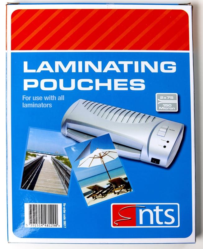 NTS - A4 Laminating Pouches - Pack of 100 by NTS on Schoolbooks.ie