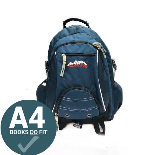 Ridge 53 - Bolton Backpack - Navy and White by Ridge 53 on Schoolbooks.ie